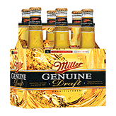 Miller Genuine Draft Beer Longneck 12 Oz Left Picture